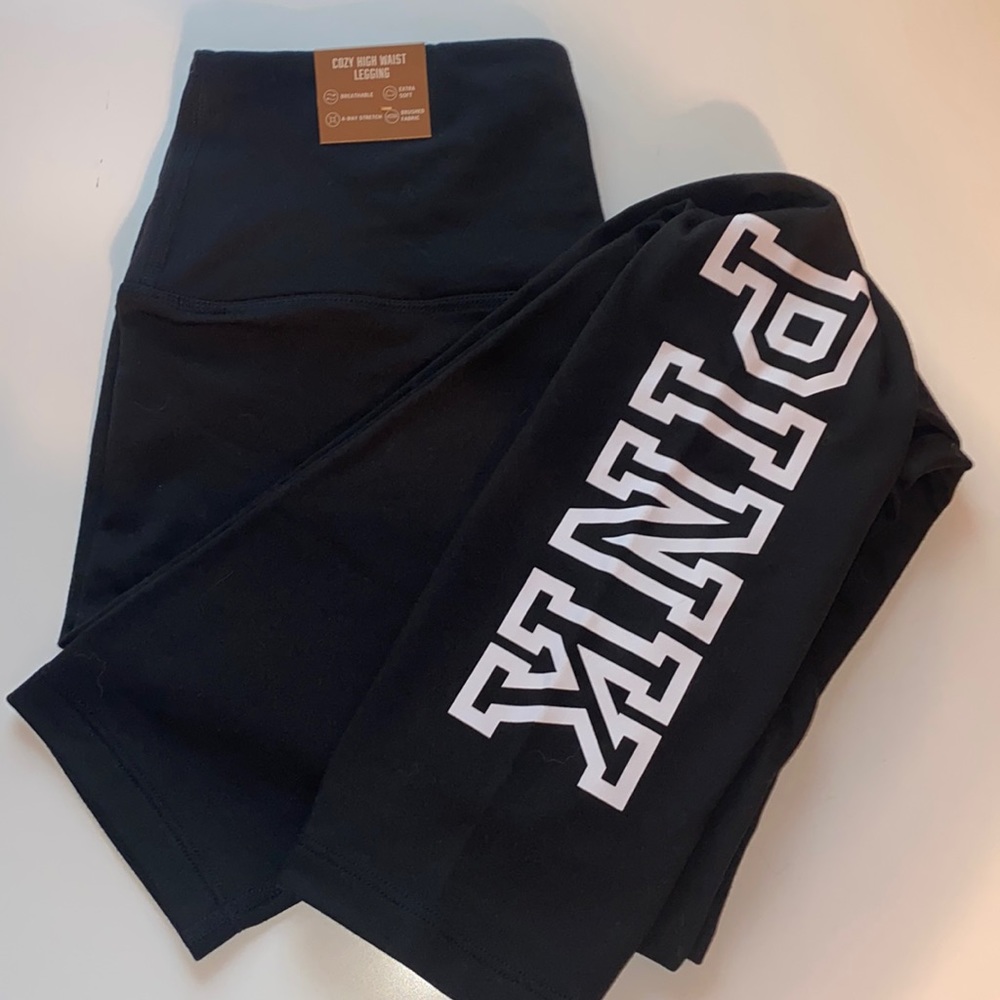 💕NWT Pink cozy high waist legging - M 💕